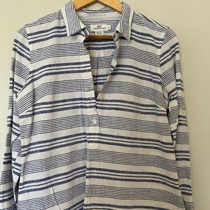 Vineyard Vines.  Size 12.  Cotton/Linen tunic